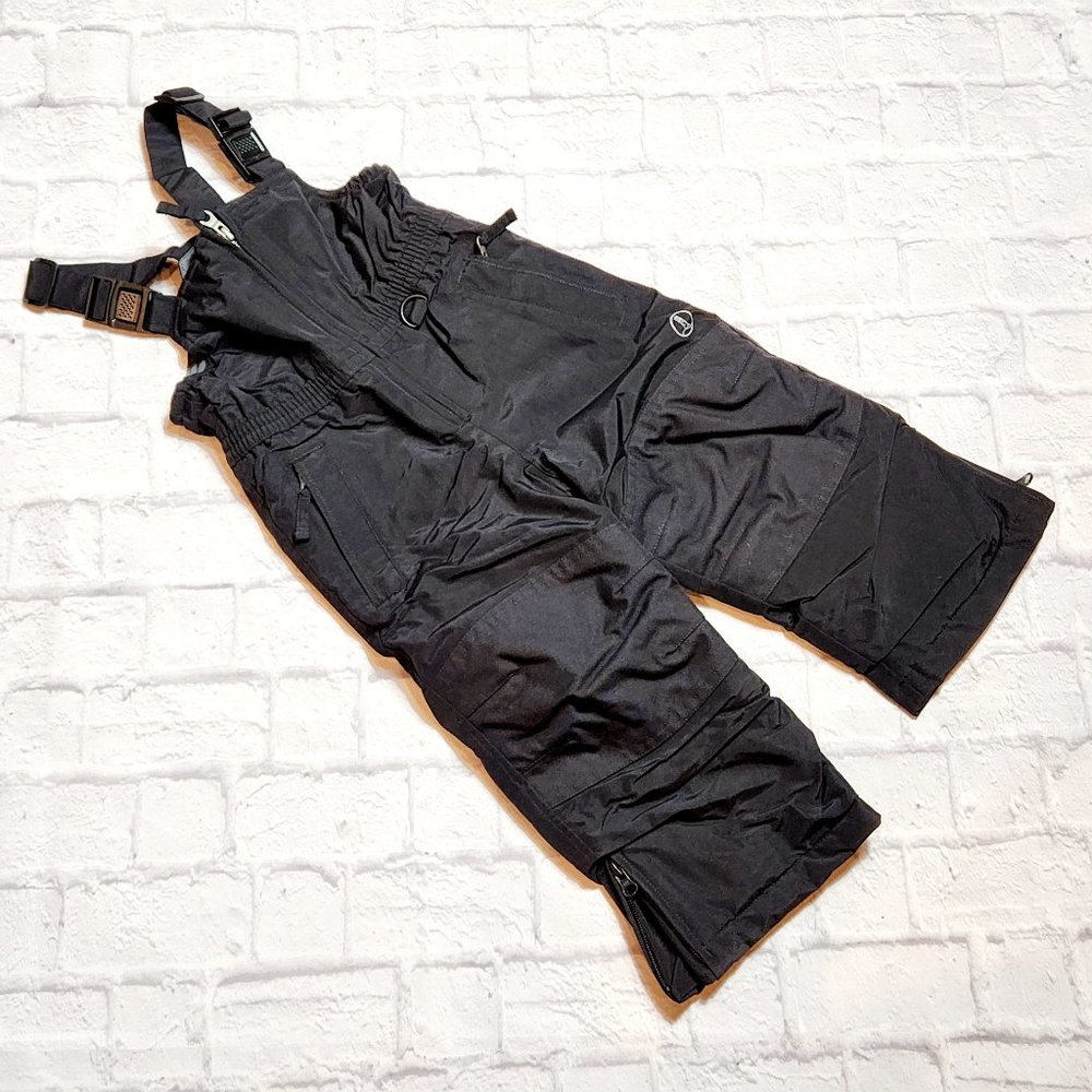 New Unisex 3T Waterproof Squall Snow Bib Black Grow a Long